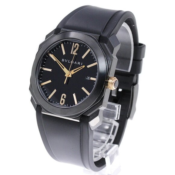 BVLGARI Octo BGO41S Date Black Dial Automatic Men's Watch_827972 - Picture 3 of 7